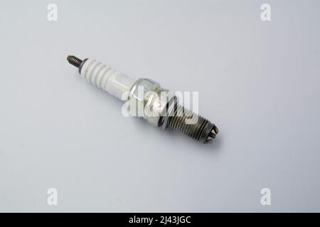 Spark plug types, 2-prong spark plug Stock Photo