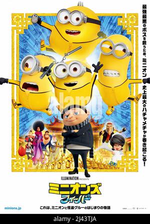 MINIONS 2: THE RISE OF GRU, (aka MINIONS: THE RISE OF GRU), Japanese ...