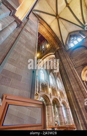 cathedral church of the Anglican Diocese of Hereford Stock Photo