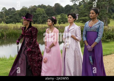 BRIDGERTON, From Left: Adjoa Andoh, Ruth Gemmell, Harmony', (Season 2 ...