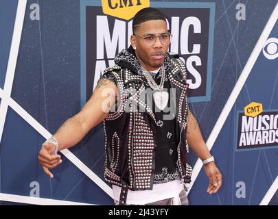 Nashville, USA. 11th Apr, 2022. Nelly attends the 2022 CMT Music Awards at Nashville Municipal Auditorium on April 11, 2022 in Nashville, Tennessee. Photo: Ed/imageSPACE/Sipa USA Credit: Sipa USA/Alamy Live News Stock Photo