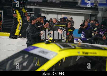 Martinsville, VA, USA. 8th Apr, 2022. Brandon Jones wins the Call 811 Before You Dig 250 powered by Call 811.com at Martinsville Speedway in Martinsville, VA. (Credit Image: © Walter G. Arce Sr./ZUMA Press Wire) Stock Photo