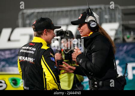 Martinsville, VA, USA. 8th Apr, 2022. Brandon Jones wins the Call 811 Before You Dig 250 powered by Call 811.com at Martinsville Speedway in Martinsville, VA. (Credit Image: © Walter G. Arce Sr./ZUMA Press Wire) Stock Photo