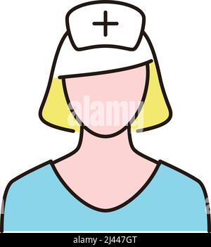 Nurse vector icon Stock Vector