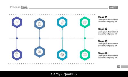 Four Stages Startup Slide Template Stock Vector Image & Art - Alamy
