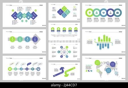 Infographic design set can be used for workflow layout, diagram, annual report, presentation, web design. Business and management concept with process Stock Vector