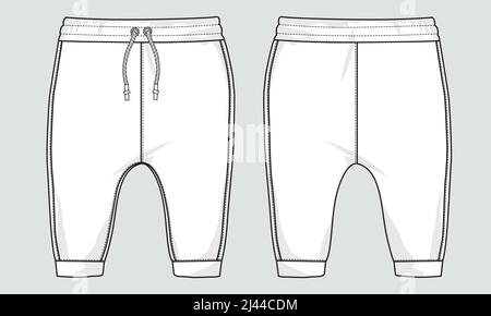 Casual jersey pants / sweat pants template vector illustration / gray Stock  Vector Image & Art - Alamy