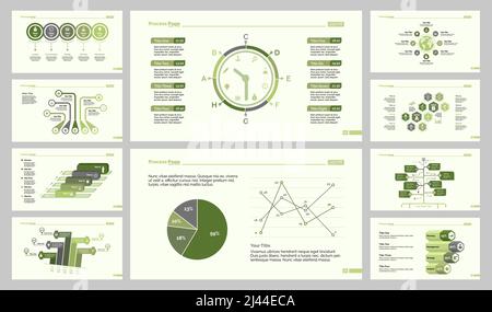 Infographic design set can be used for workflow layout, diagram, annual report, presentation, web design. Business and management concept with process Stock Vector
