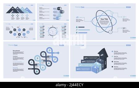 Economics Percentage Chart Slide Template Stock Vector Image & Art - Alamy
