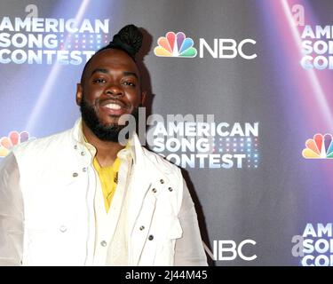 April 11, 2022, Los Angeles, CA, USA: LOS ANGELES - APR 11:  NEITHER at the American Song Contest Week 4 Red Carpet at Universal Studios on April 11, 2022 in Los Angeles, CA (Credit Image: © Kay Blake/ZUMA Press Wire) Stock Photo