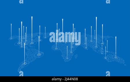 Circuit Board texture Background, seamless pattern Stock Vector