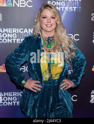 Los Angeles, California, USA. 11th Apr, 2022. Alexis Cunningham. NBC's 'American Song Contest' Red Carpet Week 4. Photo Credit: Billy Bennight/AdMedia/Sipa USA Credit: Sipa US/Alamy Live News