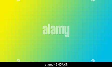 abstract background consisting of squares. Color gradient from blue to yellow.. High quality photo Stock Photo