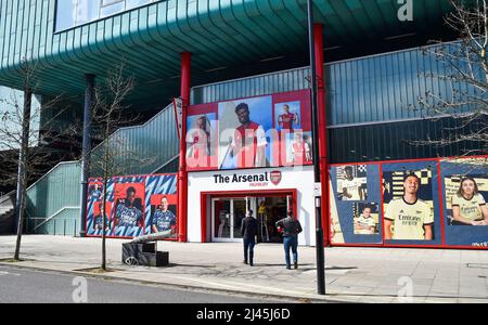 The old Highbury Stadium at Arsenal in the Highbury area of London , England , Britain UK  Photograph taken by Simon Dack Stock Photo