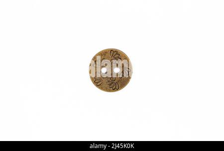 collection of various buttons on white background. each one is shot separately. High quality photo Stock Photo