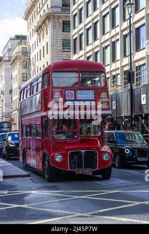 Around London West End including Bond Street Stock Photo