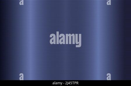 Abstract striped lined horizontal glowing background. Scan screen. Technological blue futuristic card with stripes. Vector illustration Stock Vector
