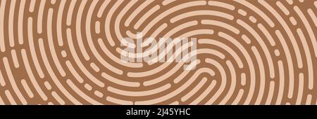 Fingerprint background, print, identification banner. Vector illustration Stock Vector