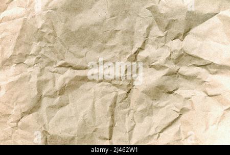 Old paper background. Grungy creased vintage paper, old crumpled paper background, old paper surface background Stock Photo