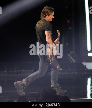 Keith Urban on stage for 2022 CMT (Country Music Television) Music Awards - Show, Nashville Municipal Auditorium, Nashville, TN April 11, 2022. Photo By: MORA/Everett Collection Stock Photo