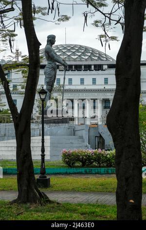 Manila, Philippines - March 2022: Facade of the National Museum of Natural History on March 27, 2022 in Manila, Philippines. Stock Photo