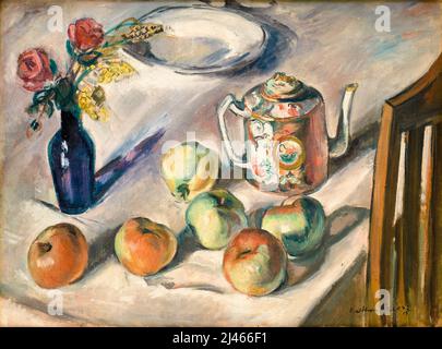 Othon Friesz, Still Life With Apples, painting in oil on canvas, 1915 Stock Photo