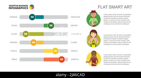 Bar chart. Diagram, graph, layout. Creative concept for infographics, presentation, project, report. Can be used for topics like statistics, analysis, Stock Vector