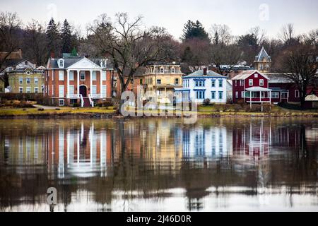 Athens, Greene County, New York, USA Stock Photo