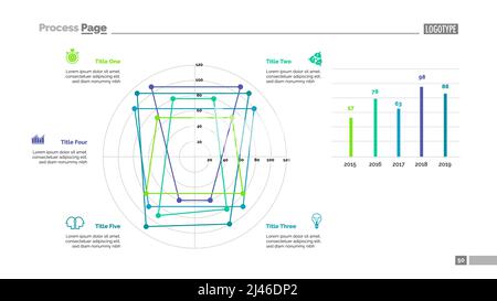 Bar Diagram with Five Elements Template Stock Vector Image & Art - Alamy