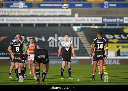 Huddersfield, England - 9th April 2022 - Luke Gale (7) of Hull FC.  Rugby League Betfred Super Challenge Cup Quarter Finals Huddersfield Giants vs Hull FC at John Smith's Stadium, Huddersfield, UK  Dean Williams Stock Photo