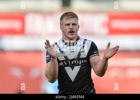 Huddersfield, England - 9th April 2022 - Brad Fash (17) of Hull FC. Rugby League Betfred Super Challenge Cup Quarter Finals Huddersfield Giants vs Hull FC at John Smith's Stadium, Huddersfield, UK  Dean Williams Stock Photo