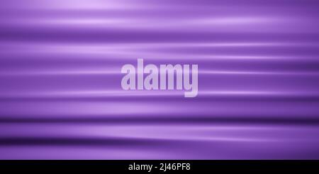 Smooth purple silk or water-like surface with ripples and patterns, abstract background with copy space Stock Photo