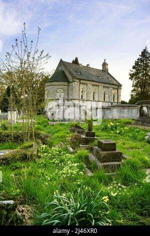 The Anglican Chapel in Southampton Old Cemetery, Southampton Common, Hamphsire, England. Stock Photo