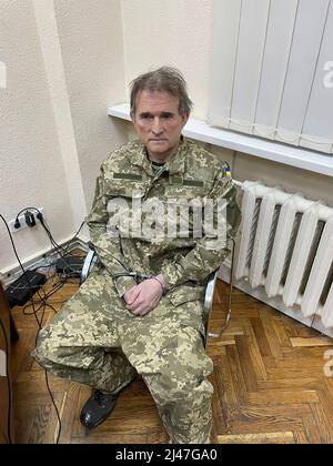 The Special Security Services of Ukraine detained escaped treason suspect Viktor Medvedchuk - a pro-Kremlin Ukrainian politician, following a “special operation,” President Volodymyr Zelenskyy announced late on April 12. A Ukrainian news outlet reported that the MP was detained as he was about to flee the country. Stock Photo