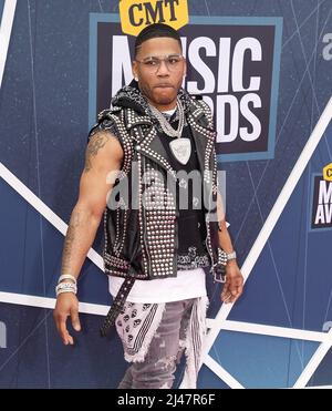 Nashville, USA. 11th Apr, 2022. Nelly attends the 2022 CMT Music Awards at Nashville Municipal Auditorium on April 11, 2022 in Nashville, Tennessee. Photo: Ed/imageSPACE Credit: Imagespace/Alamy Live News Stock Photo