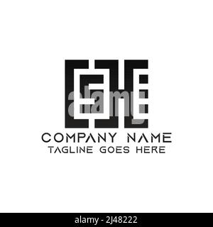 Letter SH logo design template. This logo is very suitable for any kind of business or industry that is engaged in any field. Stock Vector