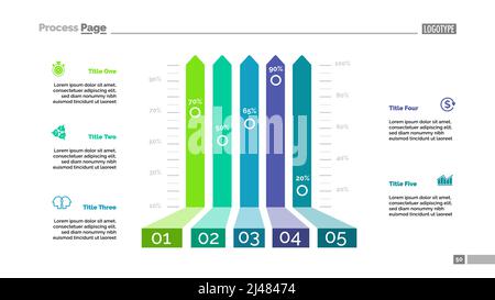 Bar Diagram with Five Elements Template Stock Vector Image & Art - Alamy
