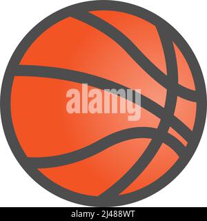 Basketball icon logo design illustration template vector Stock Vector