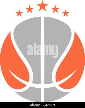 Basketball icon logo design illustration template vector Stock Vector