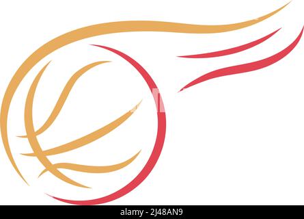 Basketball icon logo design illustration template vector Stock Vector