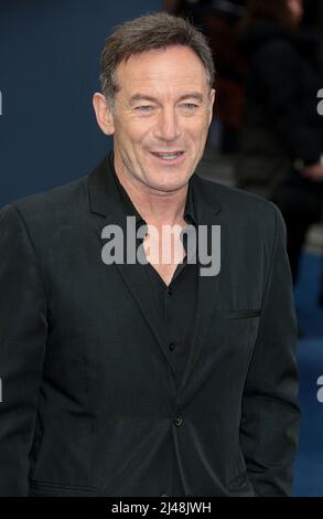 Apr 12, 2022 - London, England, UK - Jason Isaacs attending Operation Mincemeat UK film premiere, Curzon Mayfair Stock Photo