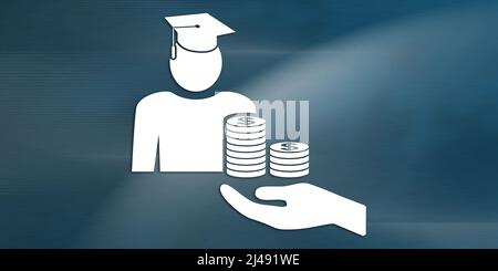 Illustration of a fafsa concept Stock Photo