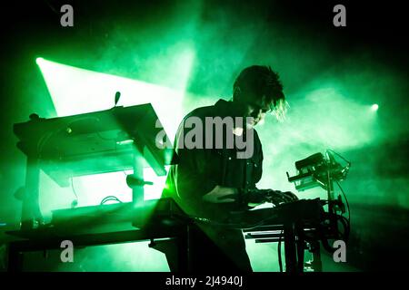 Trentemøller performs live at Razzmatazz to present the new album Memoria on April 12, 2022 in Barcelona, Spain. (Photo by Silvia Isach) Stock Photo