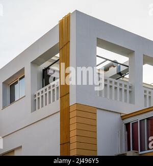Detail of a modern building Stock Photo
