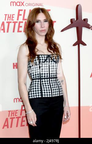 April 12, 2022, Los Angeles, CA, USA: LOS ANGELES - APR 11:   Zosia Mamet at The Flight Attendant Season 2 Premiere Screening at the Pacific Design Center on April 11, 2022  in Los Angeles, CA (Credit Image: © Kay Blake/ZUMA Press Wire) Stock Photo