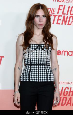 April 12, 2022, Los Angeles, CA, USA: LOS ANGELES - APR 11:   Zosia Mamet at The Flight Attendant Season 2 Premiere Screening at the Pacific Design Center on April 11, 2022  in Los Angeles, CA (Credit Image: © Kay Blake/ZUMA Press Wire) Stock Photo