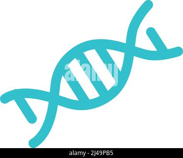 DNA ladder like structure semi flat color vector object Stock Vector