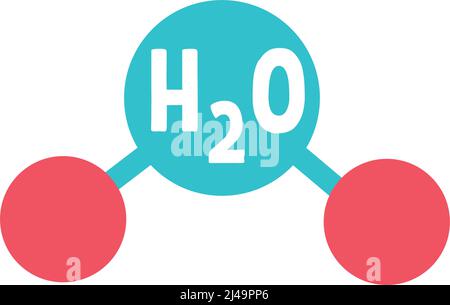 Chemical compound semi flat color vector object Stock Vector
