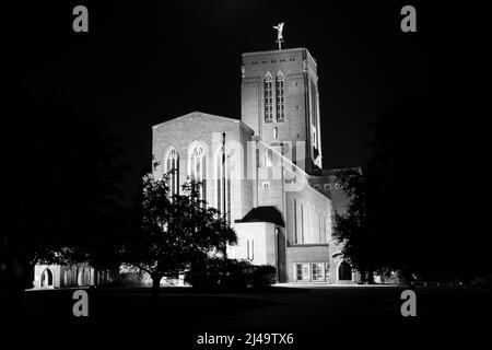 The Cathedral church of the Holy Spirit - Guildford Cathedral - Stag Hill, University Campus, Guildford, Surrey, England, UK Stock Photo