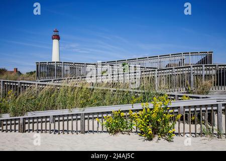 Cape May lighthouse, Cape May, New Jersey, USA, US, NJ Stock Photo